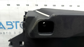 Right arch trim for Toyota Venza 21-24 with trim, chrome insert, black, scratches, needs dry cleaning, damaged fastener