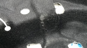 The Audi A6 C8 19-25 trunk liner is worn and torn.