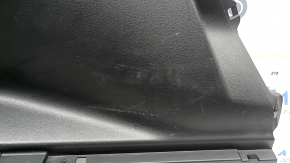 Left arch trim for Toyota Venza 21-24, black, with JBL subwoofer, chrome trim, scratches