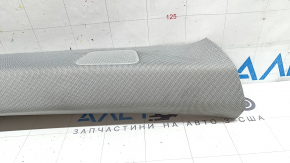 Upper right front pillar trim for Audi A6 C8 19-23, gray, without deflector trim, broken guide, needs cleaning