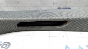 Upper right front pillar trim for Audi A6 C8 19-23, gray, without deflector trim, broken guide, needs cleaning