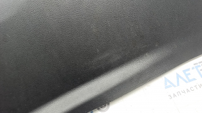 Left side center console trim for Toyota Venza 21-24, black, scratches, whitened plastic