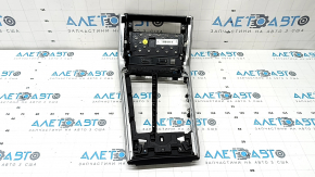 Audi A6 C8 19-25 center console trim bracket with chrome moldings, with trims, scratches
