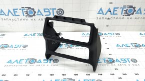 Audi A6 C8 19-24 black rear lower center console trim, cracks in the fasteners