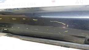 Left threshold for Audi A6 C8 19-25 S-Line, blue LX5B, scratches