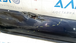 Right threshold Audi A6 C8 19-25 S-Line, blue LX5B, scratches, tears, scuffs