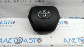 Black steering wheel airbag for the Toyota Venza 21-24.