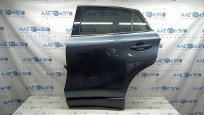 Rear left door assembly for Toyota Venza 21-24, graphite 1K9, keyless, lower trim is dented