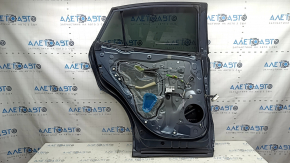 Rear left door assembly for Toyota Venza 21-24, graphite 1K9, keyless, lower trim is dented