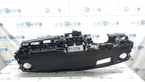 Toyota Venza 21-24 black dashboard panel without AIRBAG, with projection, deflectors and glove compartment, scratches