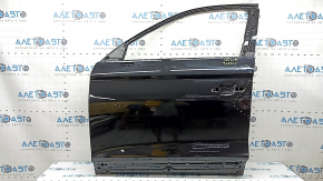 Bare front left door for an Audi Q5 80A 18-24 with a door stop, black LY9B, dents