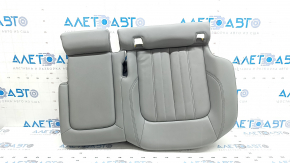 Rear seat cushion trim, 2nd row, left, Audi Q5 80A 21-24, gray leather