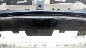 Front bumper, bare, Mazda 3 19-26 4d, blue, scratches, pressed