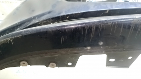 Front bumper, bare, Mazda 3 19-26 4d, blue, scratches, pressed