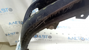 Front bumper, bare, Mazda 3 19-26 4d, blue, scratches, pressed