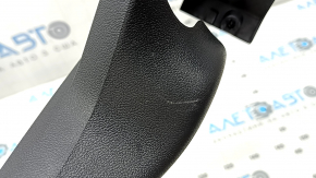 Audi A6 C8 19-25 right side passenger seat control trim panel, black, scratches