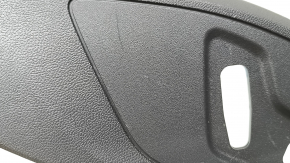 Audi A6 C8 19-25 right side passenger seat control trim panel, black, scratches