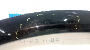 Rear right fender arch trim for Audi Q5 80A 18-24, black, scratches, repainted, broken fasteners