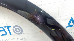 Rear right fender arch trim for Audi Q5 80A 18-24, black, scratches, repainted, broken fasteners