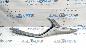 Left radiator grille molding for Mazda 3 19-26 4D chrome, chipped