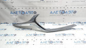 Right radiator grille molding for Mazda 3 19-26 4D chrome, chipped