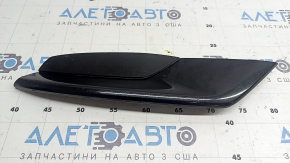 Right front bumper cover for Mazda 3 19-22 4D, gloss black, Japan built, chips