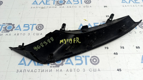 Right front bumper cover for Mazda 3 19-22 4D, gloss black, Japan built, chips