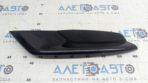 Left front bumper cover for Mazda 3 19-22 4D, gloss black, Japan built, chips
