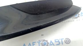 Left front bumper cover for Mazda 3 19-22 4D, gloss black, Japan built, chips