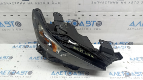 Mazda 3 19-23 right front headlight assembly, xenon, sand, varnish peeling off