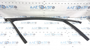 Upper door molding front right Mazda 3 19-4d chrome with glass seal, Japan built
