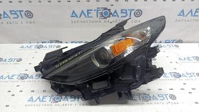 Mazda 3 19-23 xenon front left headlight assembly, needs polishing, varnish peeling off