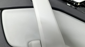 Door trim panel rear right Audi Q5 80A 21-24 black, armrest and insert gray leather, with overlays, with handle, worn