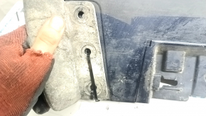 Right side sill for Mazda 3 19-26 with mudguard, Japan built, blue, scratches, missing mounting clips