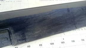 Right side sill for Mazda 3 19-26 with mudguard, Japan built, blue, scratches, missing mounting clips
