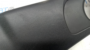 Right center pillar trim, upper belt, Mazda 3 19-22 4d, black, Japan built, scratches