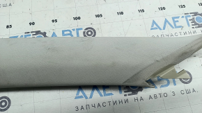 Upper left front pillar trim for Mazda 3 19-26, gray, fabric, dry-cleanable