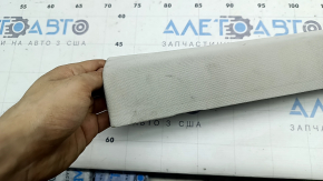 Upper left front pillar trim for Mazda 3 19-26, gray, fabric, dry-cleanable