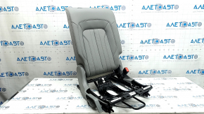 Backrest of the rear row of seats, 2nd row, right, Audi Q5 80A 21-24, gray leather, mechanical