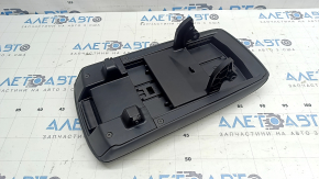 Mazda 3 center console armrest 19-22 Japan built, black leather, brown stitching