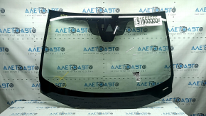 Mazda 3 19-23 windshield with camera and rain sensor, Japan built, air vents along the edge, chips, scratches