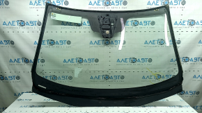 Mazda 3 19-23 windshield with camera and rain sensor, Japan built, air vents along the edge, chips, scratches