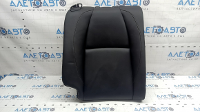 Right rear seat backrest for Mazda 3 19-21 4d, black leather, brown stitching, without headrest