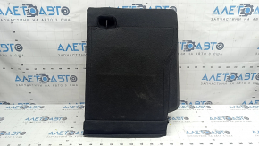 Right rear seat backrest for Mazda 3 19-21 4d, black leather, brown stitching, without headrest