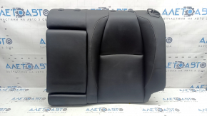 Left rear seat back for Mazda 3 19-21 4d, black leather, brown stitching, with armrest, without headrests