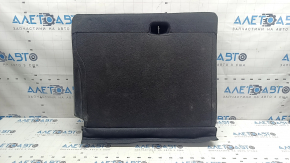 Left rear seat back for Mazda 3 19-21 4d, black leather, brown stitching, with armrest, without headrests