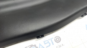 Left lower rear pillar trim for Mazda 3 19-22 4d, black, Japan built, scratches