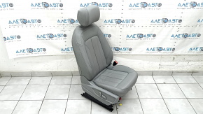 Audi Q5 80A 21-24 passenger seat with airbag, electric, heated, gray leather, Standard, cleanable, stretched mesh