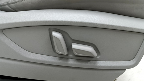 Audi Q5 80A 21-24 passenger seat with airbag, electric, heated, gray leather, Standard, cleanable, stretched mesh