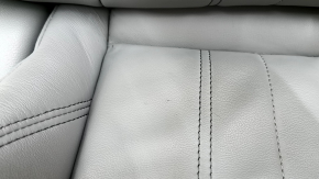 Audi Q5 80A 21-24 passenger seat with airbag, electric, heated, gray leather, Standard, cleanable, stretched mesh